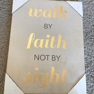 Walk by Faith Canvas-New!